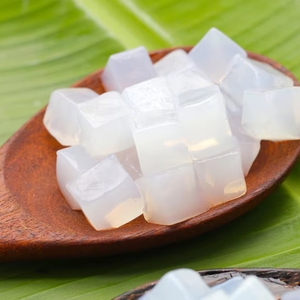 ราคาดีที่สุด เวียดเดลต้า นาตา เด โคโค่ แบบน้ำตาลน้อย ขนมหวานเพื่อสุขภาพ รูปทรงลูกบาศก์ สีขาว 1กก. 5กก. 10กก. บรรจุภัณฑ์ตามสั่ง - Product Image 1