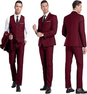 High-End Groom Tuxedo <b>Suit</b> Pant Coat Wedding Party Wear - Product Image 3