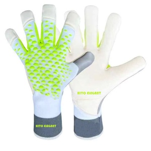 Gants de gardien de but personnalisés en vente chaude, contact de la paume avant en latex, dos en caoutchouc injecté, coupe Meduis, sangle amovible, enveloppe pour le pouce - Product Image 5