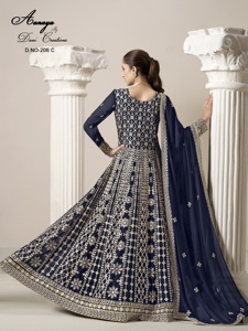 Nueva colección de trabajo de bordado pesado de Fatema Fashion, vestido de trabajo de piedra adecuado para boda, Top Salwar Kameez con Dupatta, venta al por mayor - Product Image 4