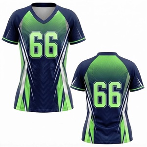 Uniforme de voleibol de verano para mujer, diseño personalizado con nombre y logotipo, hecho con tela suave para absorber el sudor. - Product Image 1
