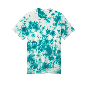 Wholesale Men's <b>Tie</b>-Dye Short Sleeve T-Shirt O-Neck Casual Knitted Regular Fit Teal <b>White</b> Patterned 100% Cotton 2026 - Product Image 6