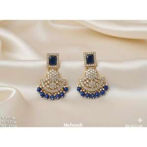 ชุดต่างหูเมเฮนดีแบบดั้งเดิม ต่างหูอินเดียสุดเก๋สำหรับเจ้าสาว งานแต่งงาน พิธีเมเฮนดี และงานเฉลิมฉลองต่างๆ - Product Image 3