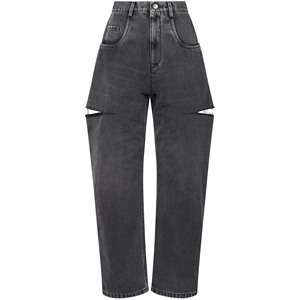Jeans de Mezclilla para Mujer, Corte Recto, Estilo Moderno, Premium, Cómodos, Holgados, para Uso Diario - Product Image 1