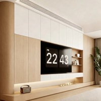 Meuble TV en bois moderne et écologique, meuble de rangement multifonctionnel pour salon, hôtel, appartement