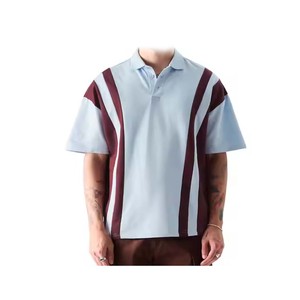 Polo de manga corta de verano con estampado de golf por sublimación, logotipo personalizado, diseño nuevo, estilo vintage, venta al por mayor. - Product Image 3