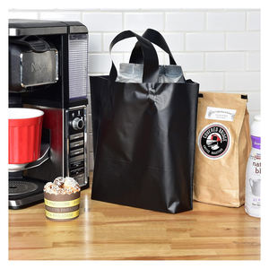 Durable HDPE/LDPE Soft Loop bolsa de compras reciclable a prueba de fugas embalaje personalizado reutilizable precio al por mayor directo Vietnam - Product Image 4