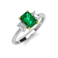 Milieuvriendelijk 925 Sterling Zilveren Vintage Fijne Sieraden Groene Steen Emerald Ring Voor Vrouwen 2022 Destiny Sieraden