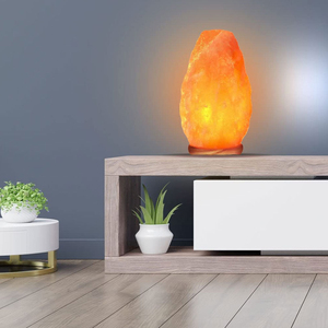Lampe en sel blanc de l'Himalaya au fini naturel et à l'éclairage chaleureux, idéale pour les chambres, les bureaux, les salons et la décoration. - Product Image 3