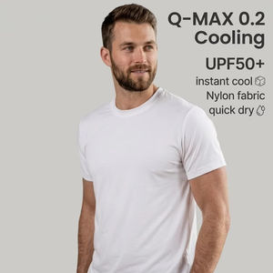 T-shirt de performance en nylon à séchage rapide et rafraîchissant |   Protection UV UPF50+ - Product Image 1
