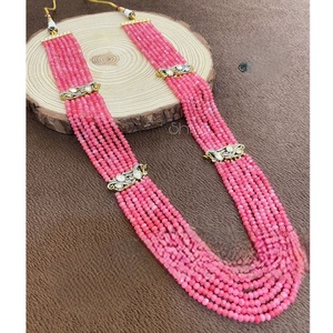 Ensemble de colliers multicouches tendance en or avec perles imitation, de qualité supérieure, pour mariage, collection femme - Product Image 2