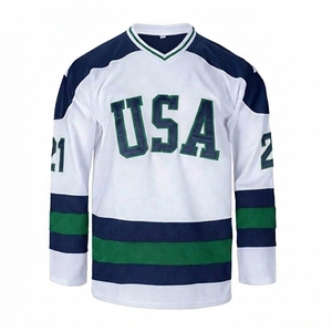 Uniformes de Hockey sobre Hielo de Alta Calidad, Último Diseño, Técnica de Bordado, 100% Poliéster, Personalizables, Secado Rápido - Product Image 1
