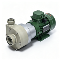 K M-50-32-82-15 0.75kW PP Pompa Penggerak Magnetik Horizontal Industri OEM untuk Cairan Asam, Pengolahan Air, Filtrasi 220/380V 50/60Hz