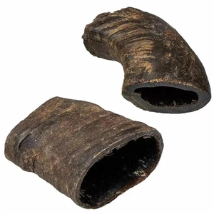 Friandise à mâcher pour chien en corne de buffle, écologique, thème animal, protéines naturelles noires, sans colorants artificiels, d'Inde - Product Image 6