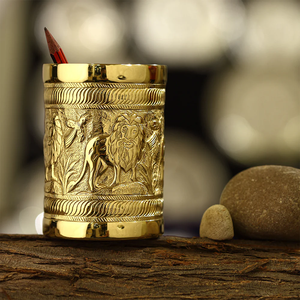 High Quality Brass <b>Pen</b>/Colour Sketches Jar Holder for Office Desk and School Accessories for <b>Pens</b> and Pencil <b>Gift</b> - Product Image 6