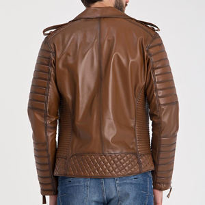 Chaquetas Clásicas de Cuero Genuino para Hombre, Chaquetas de Invierno, Ropa Exterior de Cuero Informal y Cómoda, Cuero Suave de Primera Calidad - Product Image 5