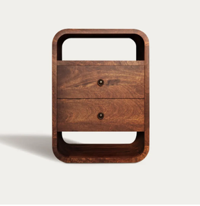 โต๊ะข้างเตียงไม้คุณภาพหรูหรา พร้อมลิ้นชัก 3 ชั้น โต๊ะวางของข้างเตียงแบบไม้ ทนทานและเชื่อถือได้มากขึ้น เหมาะสำหรับห้องเจ้าสาว - Product Image 6