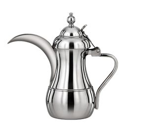 Golden <b>Arabic</b> Coffee Pot Metal Durable Middle East Style <b>Tea</b> Drinking <b>Set</b> Dallah Coffee Pot For Outdoor Use - Product Image 4