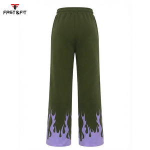 2026 New Arrival Women Flared Sweatpants Winter Satin ODM Customized Colors & Logo Printing - Product Image 2