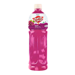 Nata de Coco con Sabor a Uva Roja de la Mejor Calidad, 1 litro, 1000ml, Botella PET, Empaque en Caja, Servicio OEM Disponible - Product Image 1