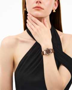Montre en caoutchouc résistant à l'eau 50 m, mode, 33 mm, acier inoxydable, ronde, Alexander Ferros 2251R-08, verre saphir - Product Image 5