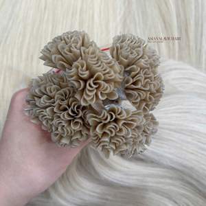 Extensiones de Cabello Humano Remy Vietnamita con Puntas de Queratina, Rubias, Doble Trama, Sin Sintético, de Alta Calidad - Product Image 3