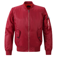 OEM Özel Logo Pilot Bomber Ceket Erkekler İçin Özelleştirilmiş Nakış İş Kıyafeti MA-1 Uçuş Bomber Ceketi
