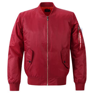 Chaqueta de Piloto Bomber Personalizada con Logotipo OEM para Hombre, Chaqueta de Trabajo Bordada Personalizada, Chaqueta de Vuelo MA-1 - Product Image 4