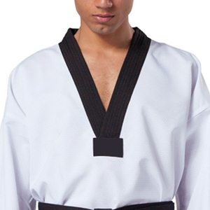 Nouveaux ensembles d'uniformes de judo 2026 – 100 % coton, tissu respirant en nid d'abeille, durable, anti-déchirure, séchage rapide, couleur unie noire personnalisable - Product Image 4