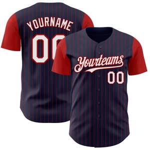 Maillots de baseball personnalisés OEM pour équipes - 100 % polyester, impression par transfert thermique/numérique, personnalisation du nom de l'équipe, du logo et des positions (droite) - Product Image 5