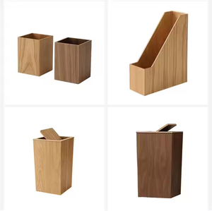 Wholesale Eco-friendly Custom Size Wooden Organizer Multi-purpose Office Desk Storage <b>Box</b> <b>Pen</b> Holder by Crescent Crafts - Product Image 2