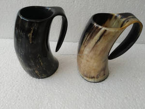 Tazas de Beber de Cuerno Natural Hechas a Mano, Ecológicas, Estilo Vikingo, para Bebidas Frías y Calientes, Calidad Premium, Gran Venta - Product Image 4