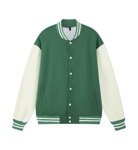 Blousons universitaires personnalisables en coton chenille pour hommes, style streetwear, pour la saison printanière, équipes universitaires, sweat-shirts - Product Image 4