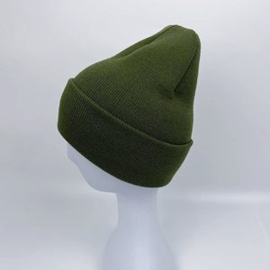 Bonnets en polyester/coton tricotés, doublés de satin, écologiques, respirants, légers, unisexes, grandes tailles, avec logo personnalisé - Product Image 5