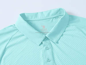 Polo de Golf Personalizado con Logotipo, Secado Rápido, 87% Poliéster, 13% Elastano, Manga Corta, Secado Rápido, Absorbe la Humedad, 3 Botones - Product Image 4