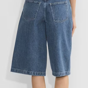 Prix avantageux pour les commandes en gros, service OEM, design tendance, shorts en jean décontractés pour femmes, mélange de coton extensible, toucher doux - Product Image 6