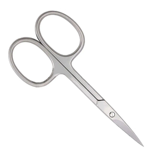 Hot Selling Black Coated Curved Blade Sharp Stainless Steel Cuticle Spring Scissors Eyelash Eyebrow <b>Makeup</b> <b>Tool</b> Custom Logo - Product Image 4