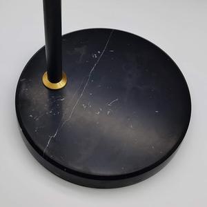 Lampe de sol industrielle en métal noir avec design en cage et support E27 pour éclairage intérieur moderne - Product Image 5