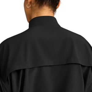 Chaqueta Cortavientos de Nailon para Mujer, Cierre Completo, Ligera, Transpirable, para Correr, Yoga, Gimnasio, Secado Rápido, Elástica en Cuatro Direcciones - Product Image 5