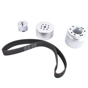 Kit Puleggia di Trasmissione a Cinghia in Alluminio Billet per Motori Small Block Chevy 283 305 327 350 383 400, Componenti del Sistema di Trasmissione della Pompa Acqua Lunga - Product Image 2