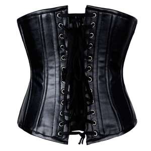 Corsets vintage pour femmes, sexy, gainants, respirants, en cuir moderne, pour grandes tailles - Product Image 3