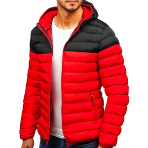 Veste matelassée double couleur pour homme, col montant, style décontracté, idéale pour l'hiver - Product Image 1