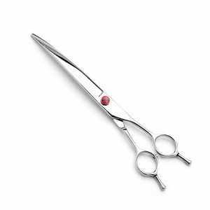 Stainless Steel Pet Grooming Scissors Curved Blades Hair Cutting Scissors - Product Image 2