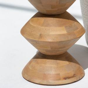 Mesa Auxiliar de Madera Vandana Orion Vesta, Mueble de Madera Sólida de Estilo Moderno y Minimalista - Product Image 2