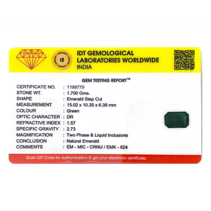 Natural Zambian Emerald 8.5 Carat Loose Gemstone for Fine Jewelry - Product Image 4