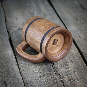 Taza de Madera Clásica Hecha a Mano para el Hogar, Oficina, Hotel, Taza de Cerveza de Madera, Taza de Té con la Mejor Calidad, Mayorista de la India - Product Image 4