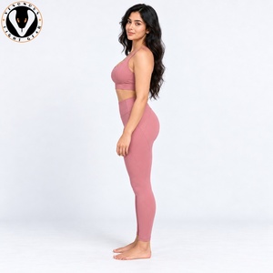 Conjunto de Yoga Moderno para Mujer, Material Flexible, Ajuste Soportativo para Fitness, Yoga, Ejercicio, Entrenamiento y Actividades al Aire Libre - Product Image 6