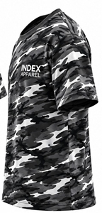 Index Apparel <b>Men's</b> Camouflage T-Shirt Short Sleeve O-Neck Regular Fit Printed Polyester Casual - Product Image 4