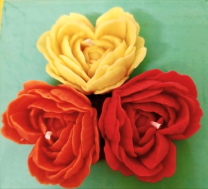 Handmade Soy Wax Flower <b>Candle</b>-Eco-Friendly Smokeless Non-Toxic Scented <b>Candle</b> for Christmas & Easter Holiday Home Decoration - Product Image 1