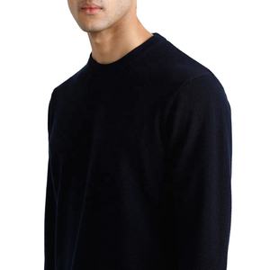 Sudadera blanca de la mejor calidad para hombre, cuello redondo elástico de algodón 100%, ropa de invierno para todas las estaciones - Product Image 5